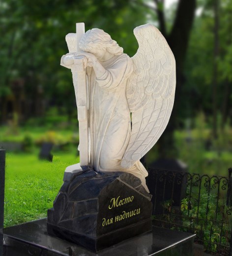Памятник из гранита в форме ангела и его значение